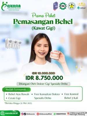 Pemasangan behel (kawat gigi)