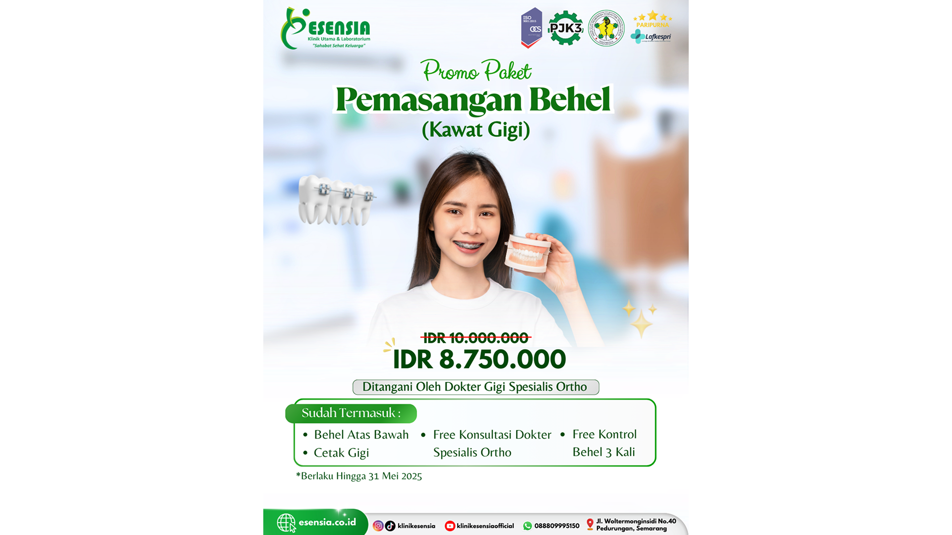 pemasangan behel