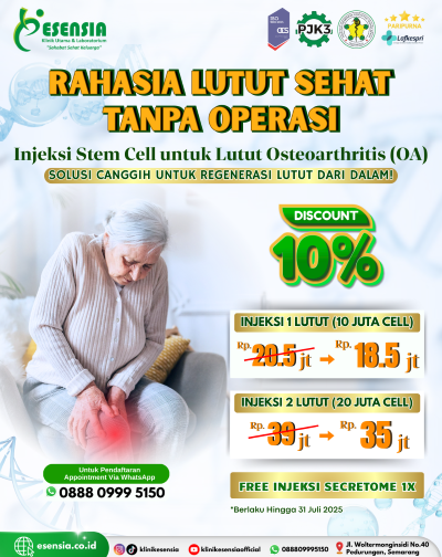Injeksi Stem Cell Lutut