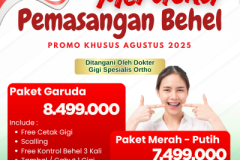 Paket Spesial Pasang Behel