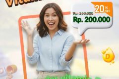 Cek Vitamin D Sekarang, Cuma Rp 200.000!