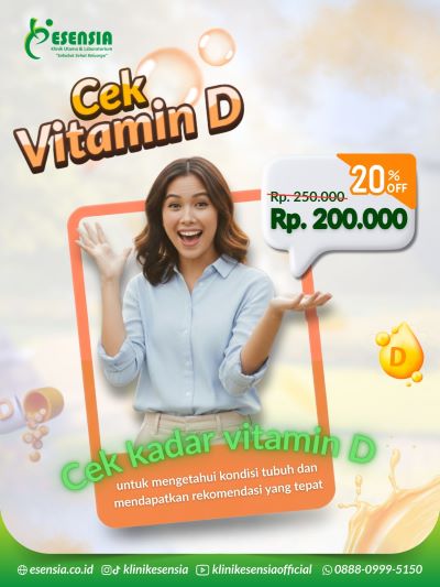 Cek Vitamin D Sekarang, Cuma Rp 200.000!