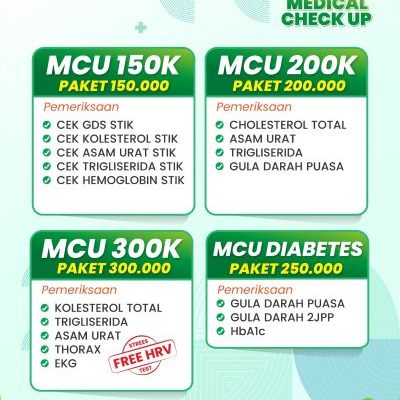 Upgrade status kesehatanmu berbasis DATA!