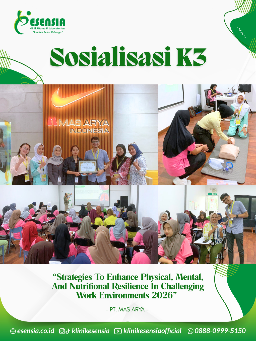 SOSIALISASI K3 PT. MAS ARYA