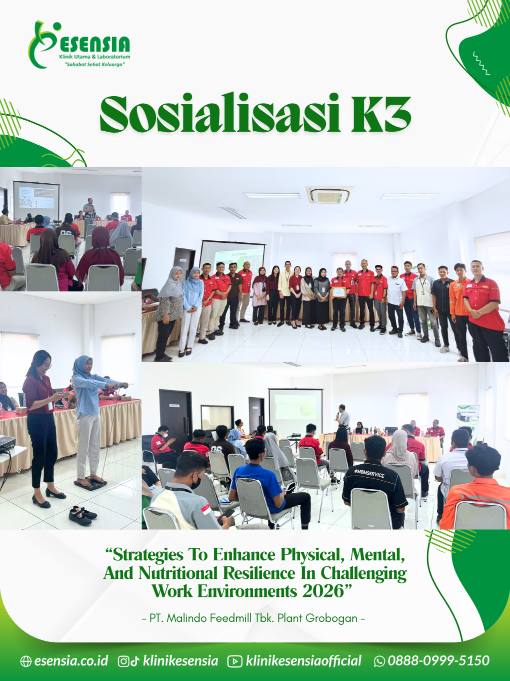 SOSIALISASI K3 PT. FEEDMILL