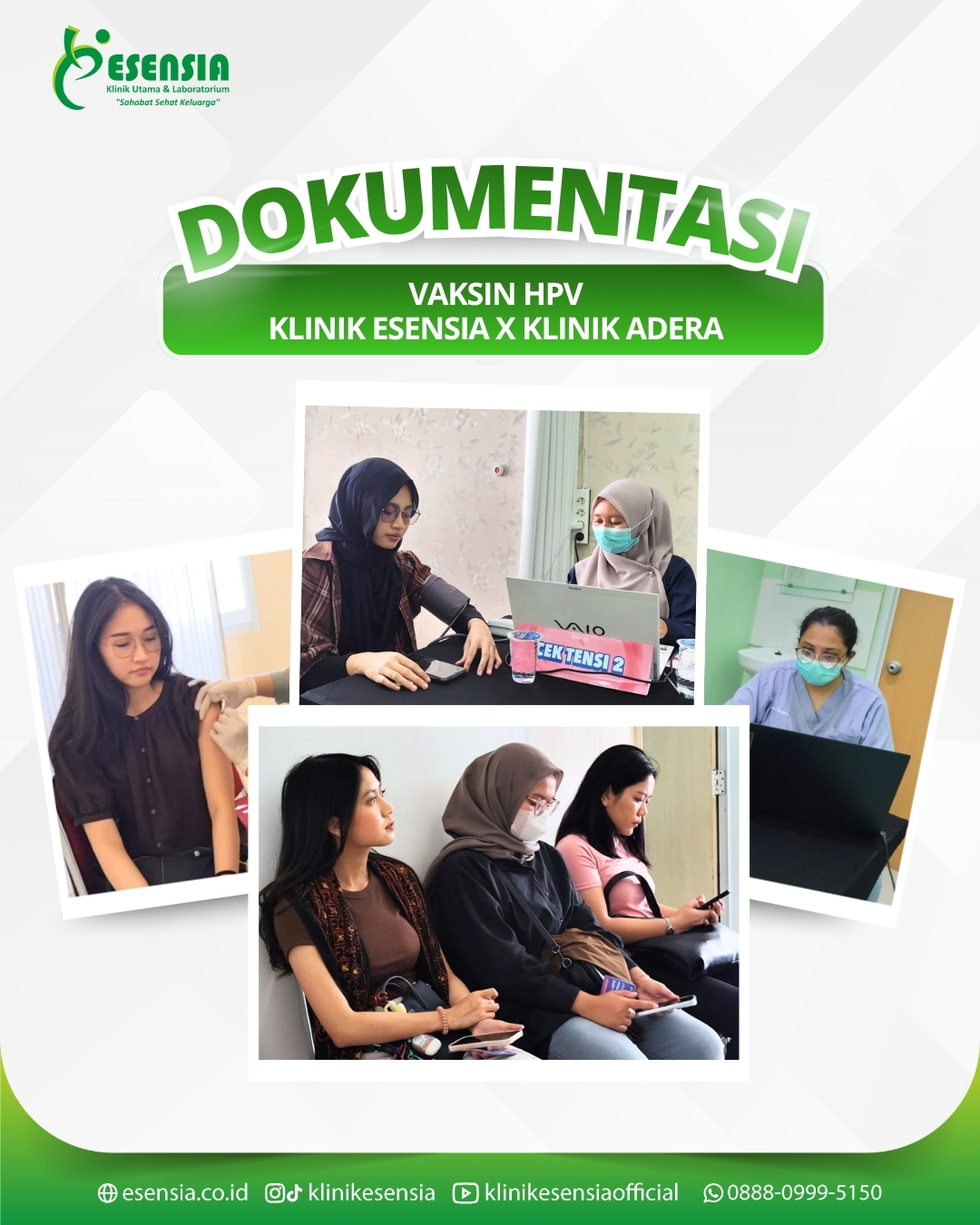 VAKSIN HPV KLINIK ESENSIA X KLINIK ADERA