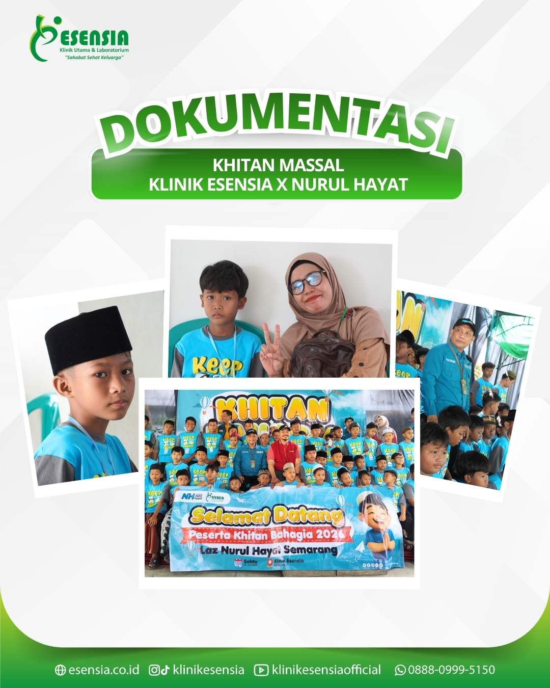 KHITAN MASSAL KLINIK ESENSIA X NURUL HIDAYAT